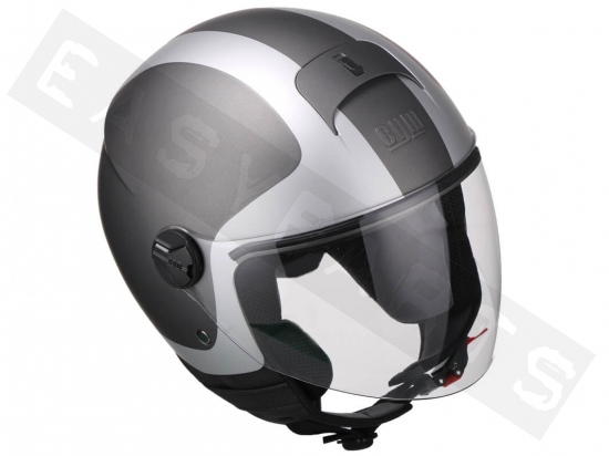 Helmet Demi Jet CGM 107V Positano Matt Titanium (Shaped Visor)